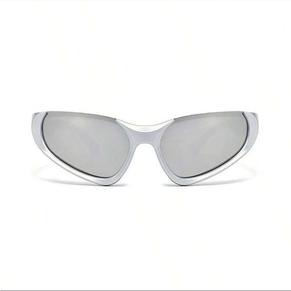 1pc Women's Futuristic Punk Sunglasses For Y2k Aesthetic,Streetwear - Picture 2 of 3
